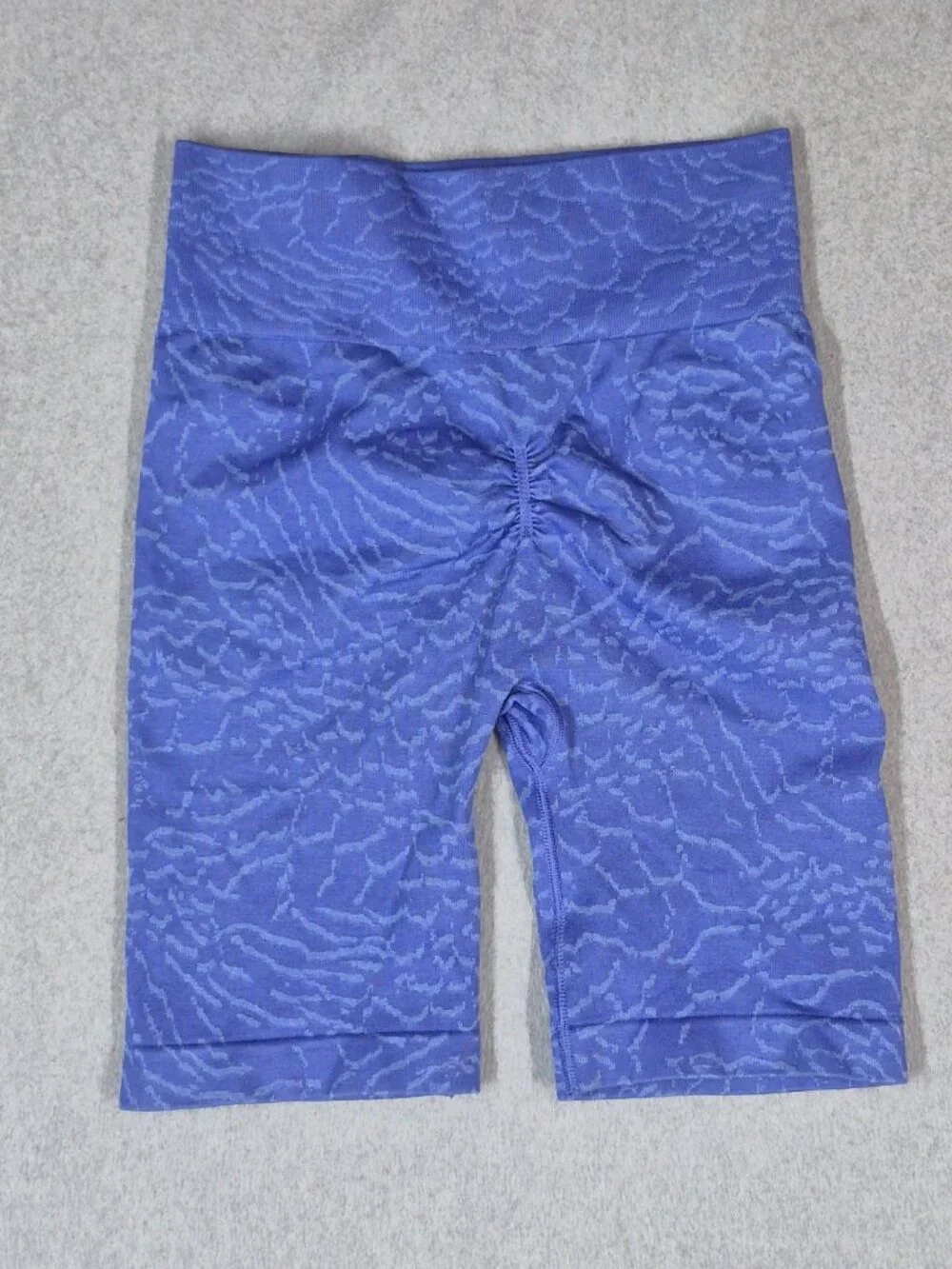 Gymshark Women Activewear Shorts M Purple Adapt Animal Seamless Cycling Logo 8